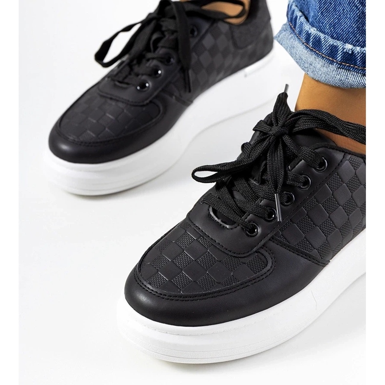 D/GMR Sneakers nere con plateau Michael nero