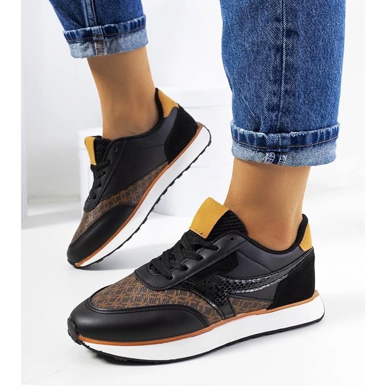 D/GMR Sneakers Chiara da donna nere nero