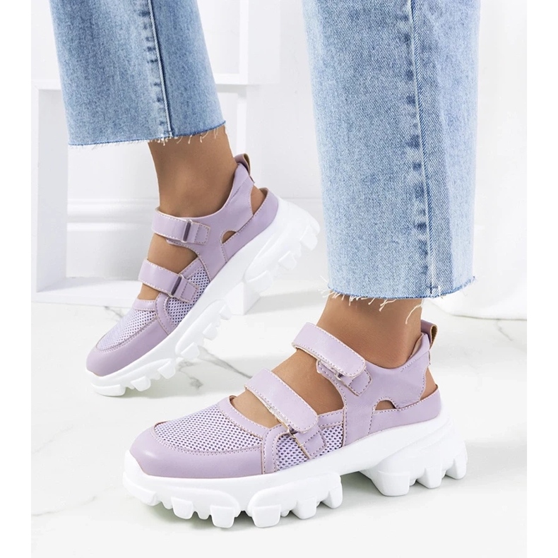 D/GMR Sneaker viola sui massicci unici djurs