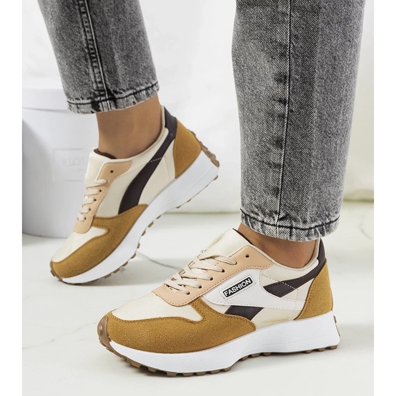 D/GMR Sneakers Onorato da donna marroni beige