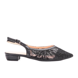 D/GMR Ballerine in pizzo nero di Marlioz