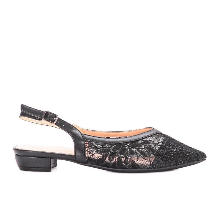 D/GMR Ballerine in pizzo nero di Marlioz
