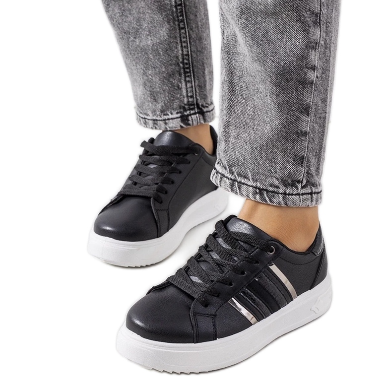 D/GMR Sneakers nere sulla piattaforma Goldsmi nero