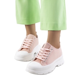 D/GMR Sneakers rosa su una spessa suola Melik