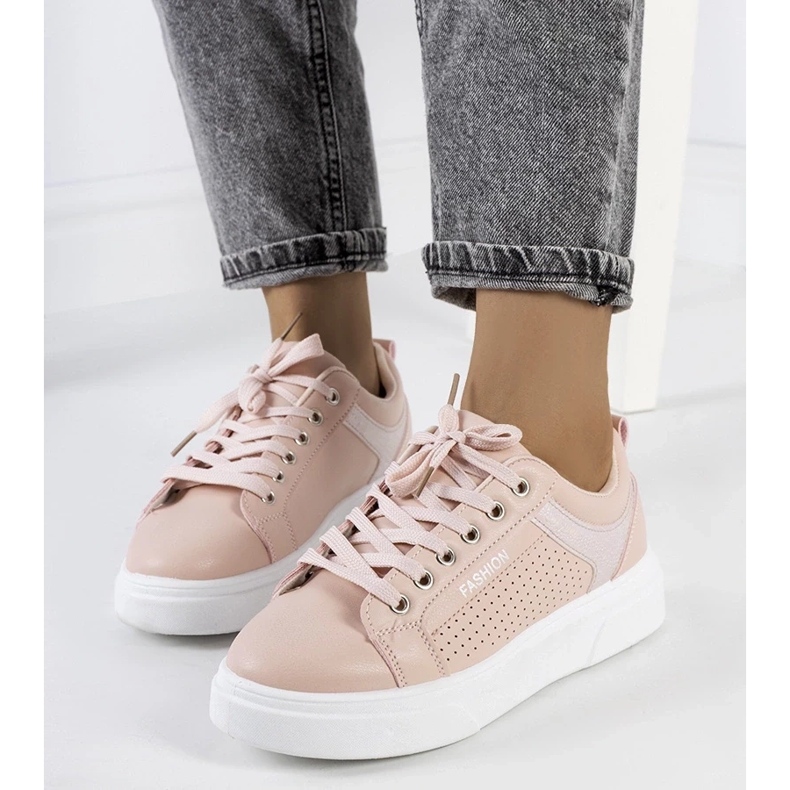 D/GMR Sneakers rosa su una robusta suola Louisiana