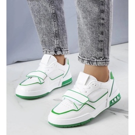 D/GMR Sneakers verdi da donna Kadie bianca