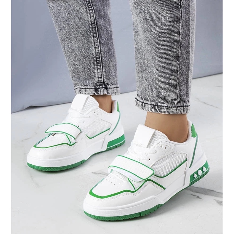 D/GMR Sneakers verdi da donna Kadie bianca
