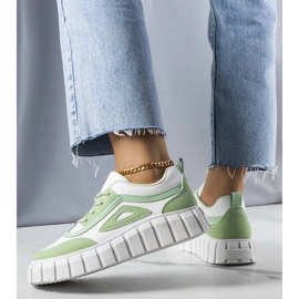 D/GMR Sneaker con plateau verde di Robyn