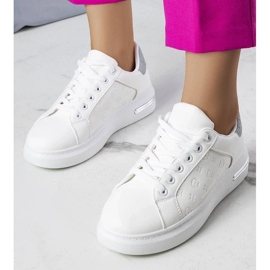 D/GMR Sneaker bianche con suola alta di Tasha grigio