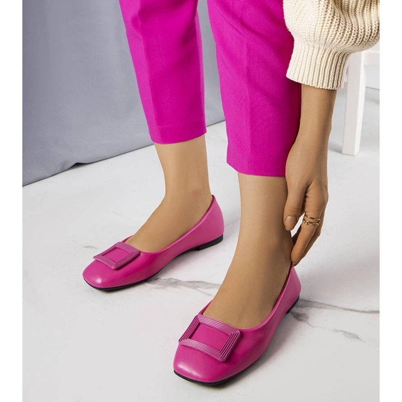 D/GMR Ballerine rosa con fibbia Sheller