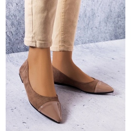 D/GMR Ballerine in vernice marrone di Thibault