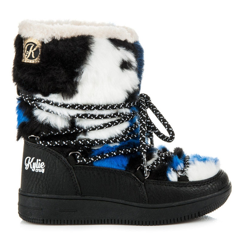 Kylie Pupazzi di neve di pelliccia blu
