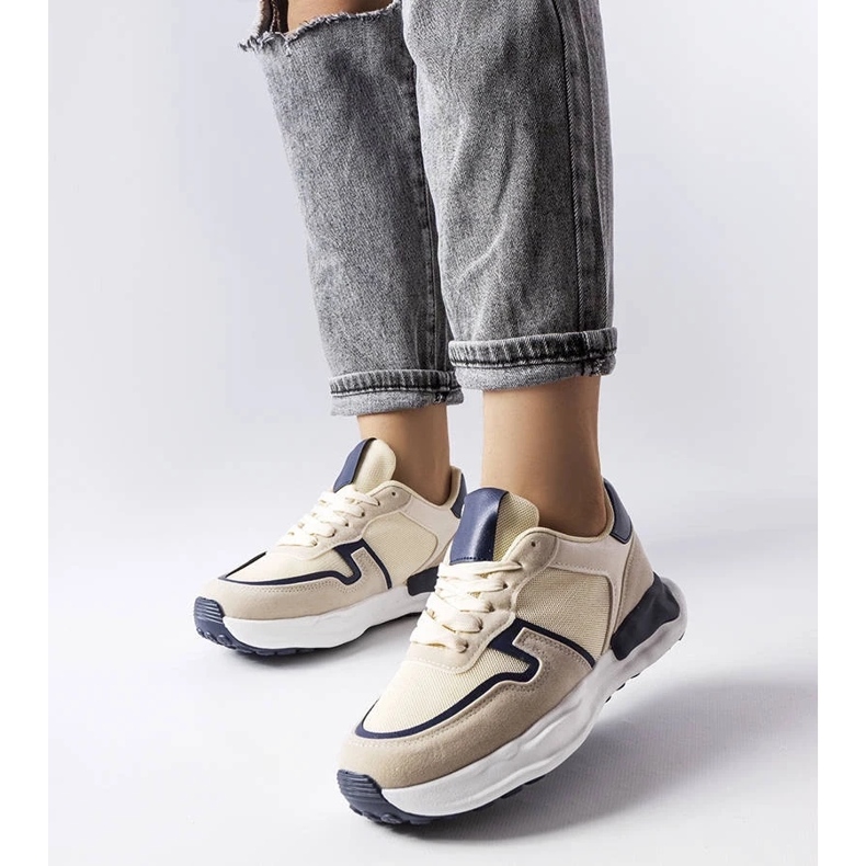 D/GMR Sneakers sportive beige Lothair
