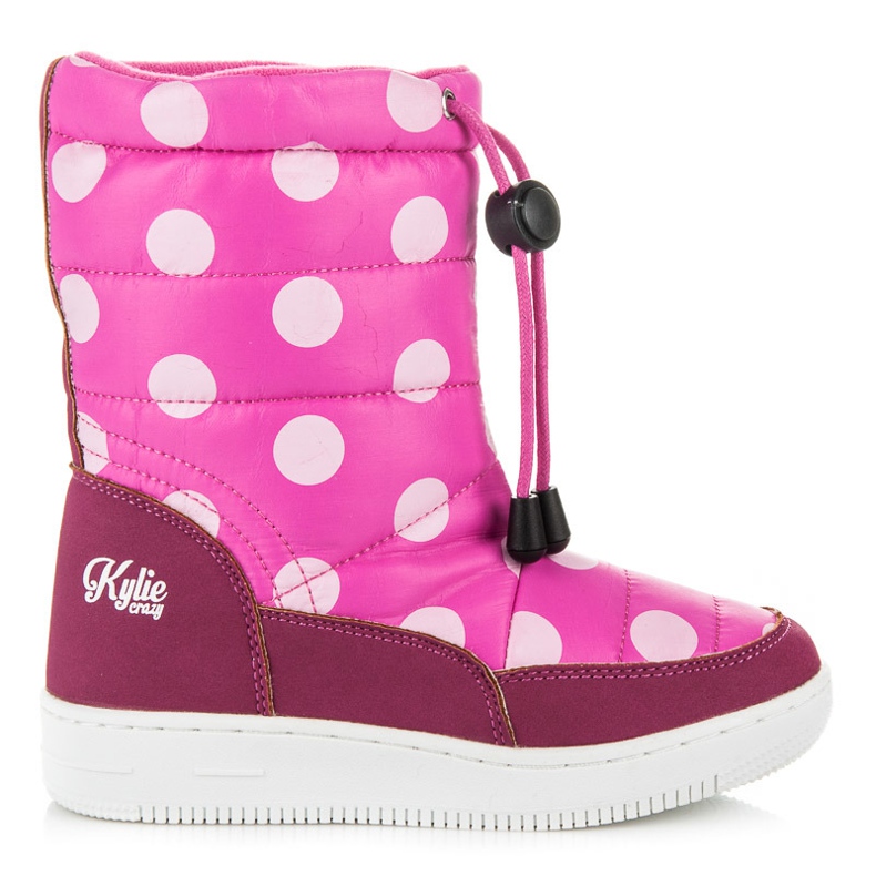 Kylie Stivali da neve a pois rosa