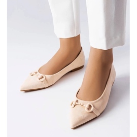 D/GMR Ballerine beige a punta di Aimé