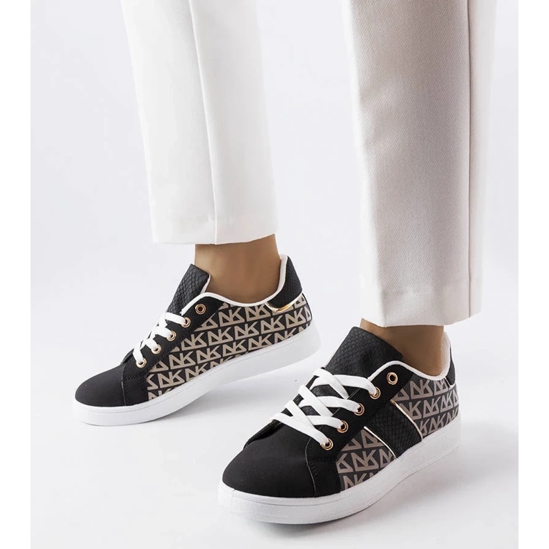 D/GMR Sneakers nere decorate con il monogramma Bolduc nero