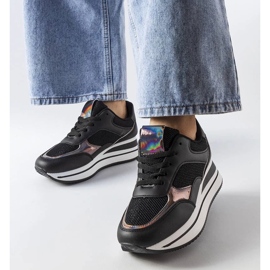 D/GMR Sneaker nere sulla sosa suola Ethel nero
