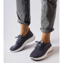 D/GMR Sneakers in tessuto grigio di Tommaso