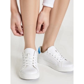 Sneakers da donna blu bianca