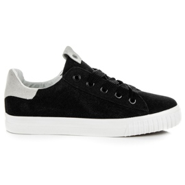 Ideal Shoes Scarpe sportive sulla piattaforma nero
