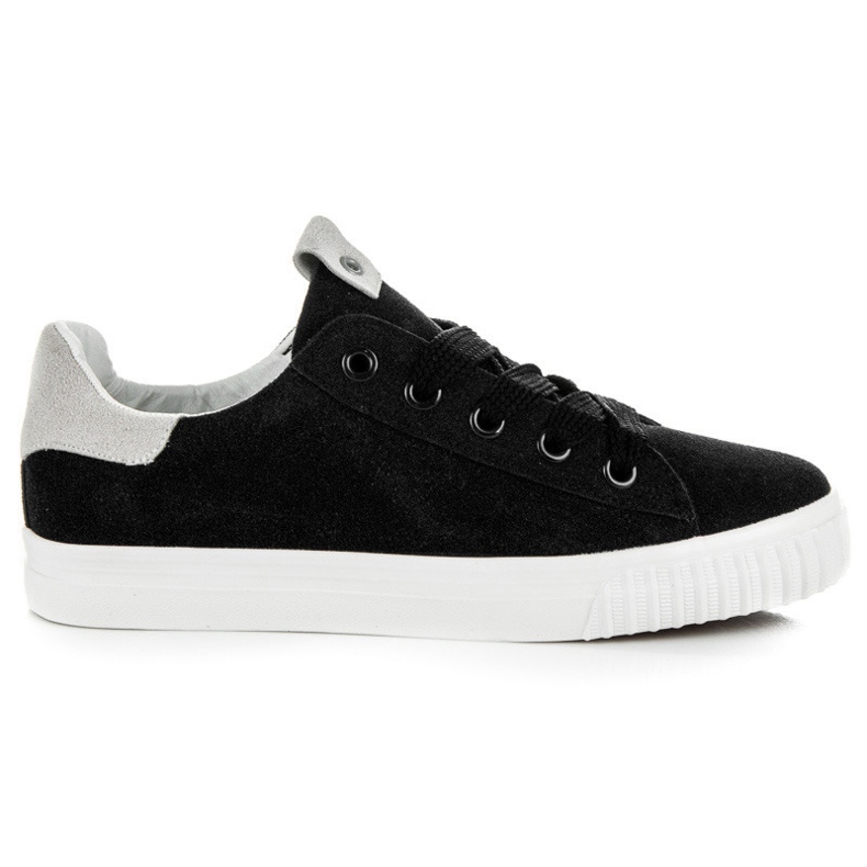 Ideal Shoes Scarpe sportive sulla piattaforma nero