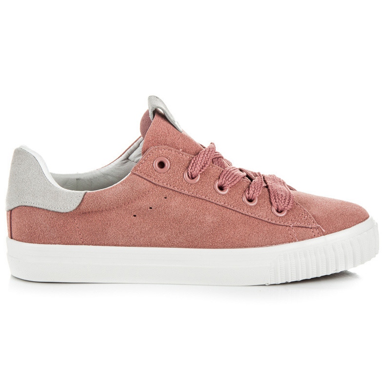 Ideal Shoes Scarpe sportive sulla piattaforma rosa