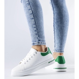 D/GMR Scarpe da ginnastica Leland bianche e verdi bianco