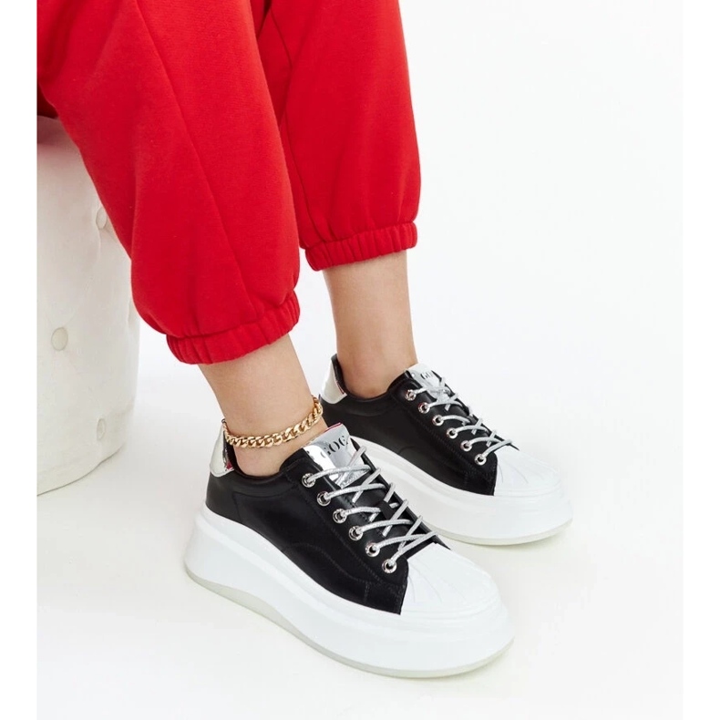 D/GMR Sneakers nere con plateau Goe NN2N4034 nero
