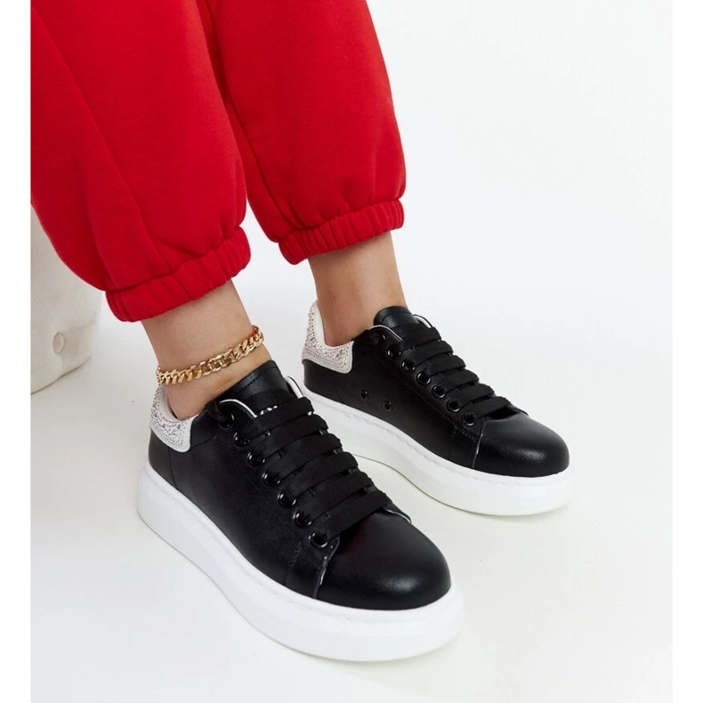 D/GMR Sneaker nere sulla piattaforma Goe JJ2N4052 nero