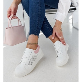 D/GMR Sneaker semhar bianchi e rosa bianca