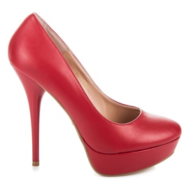 Ideal Shoes Pompe classiche rosso