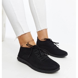 D/GMR Sneakers Zahira in tessuto nero
