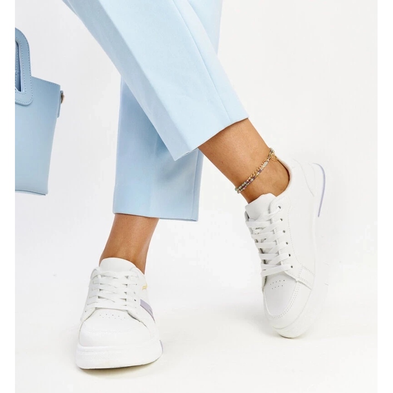 D/GMR Sneakers bianche con colore Zorica bianco