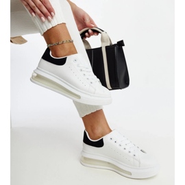 D/GMR Sneakers bianche con suola alta Zrina bianca