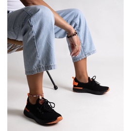 Sneakers Cross Jeans da donna in tessuto nero