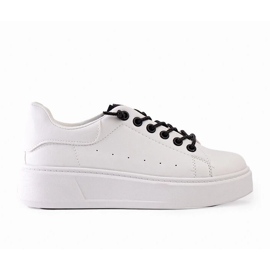D/CEO Sneakers bianche con accattivante decorazione Asmait bianca