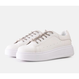 D/CEO Sneakers bianche con accattivante decorazione Asmait bianca
