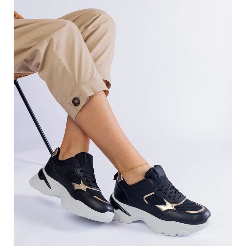 D/CEO Sneaker nere con massiccia suola Torreza nero