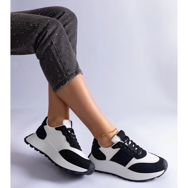 D/CEO Sneakers nere con plateau Cremorna nero