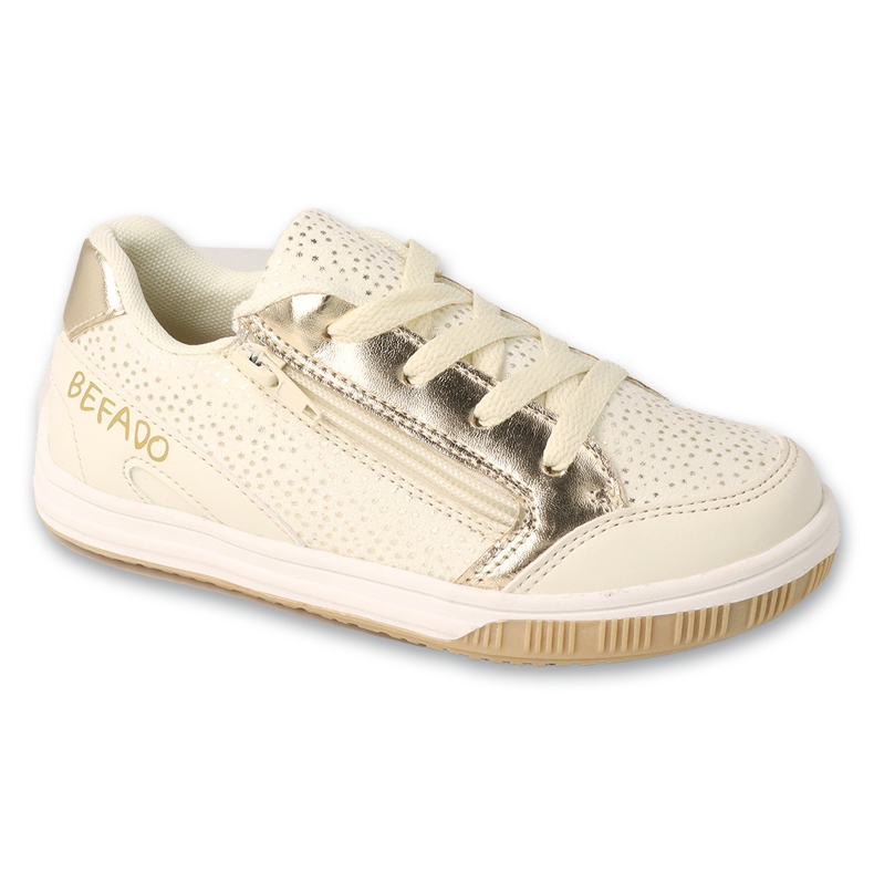 Scarpe sportive per bambini di Befado 514x016 Beige Metalic