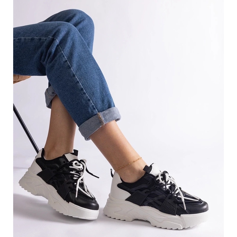 D/CEO Sneakers sportive da donna nere Alva nero