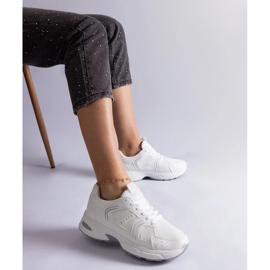 D/CEO Scarpe da ginnastica sportive bianche Ena bianco
