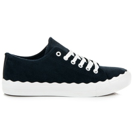 Scarpe da ginnastica allacciate blu