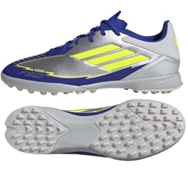 Adidas F50 League Messi TF IH0919 Silver-Blue argento