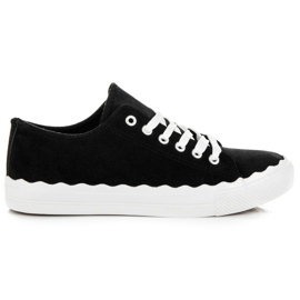 Scarpe da ginnastica allacciate nero