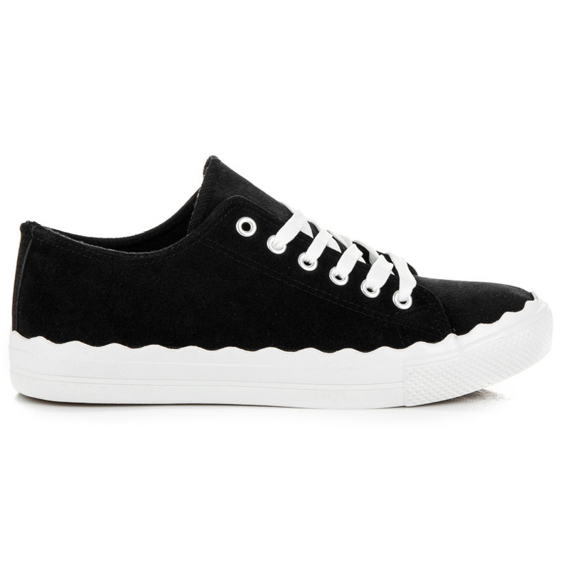 Scarpe da ginnastica allacciate nero