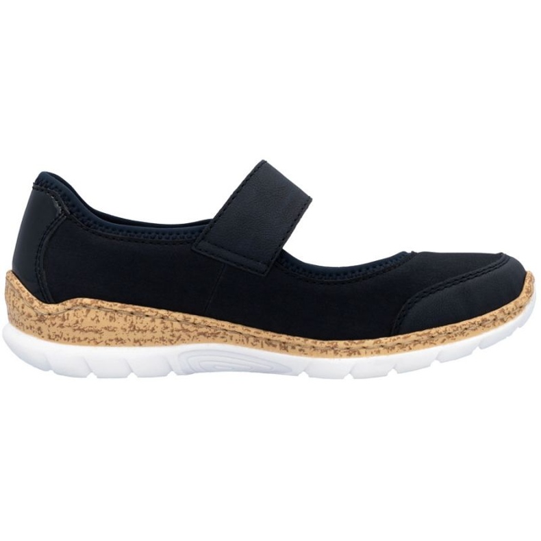 RIEKER N42B0-14 SCARPE VELCRO BLU blu navy