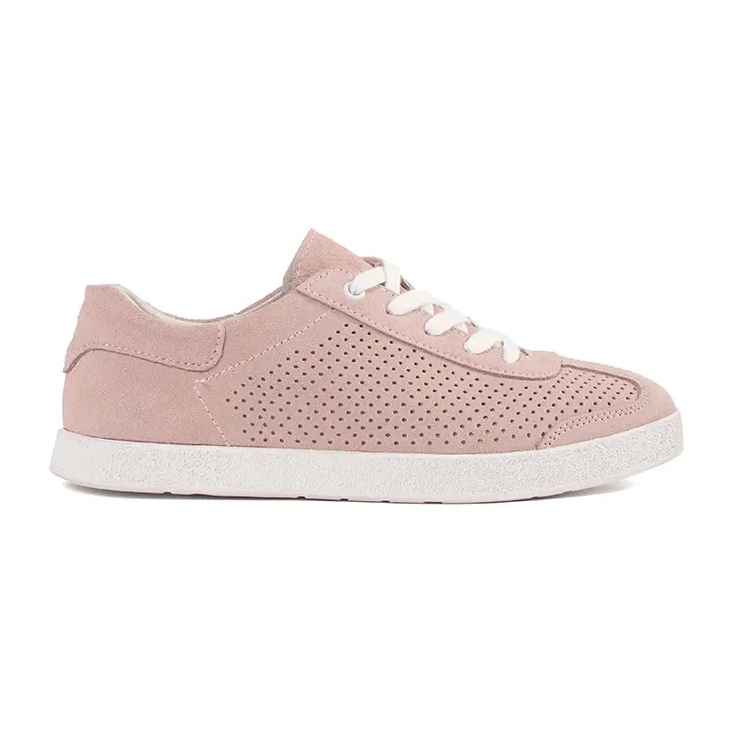 Goodin Sneaker open rosa chiaro realizzate in pelle naturale