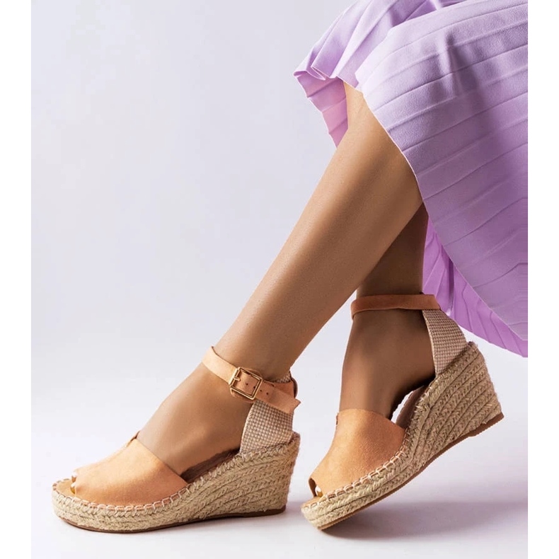 D/CEO Espadrillas rosa con zeppa di Lauderdale