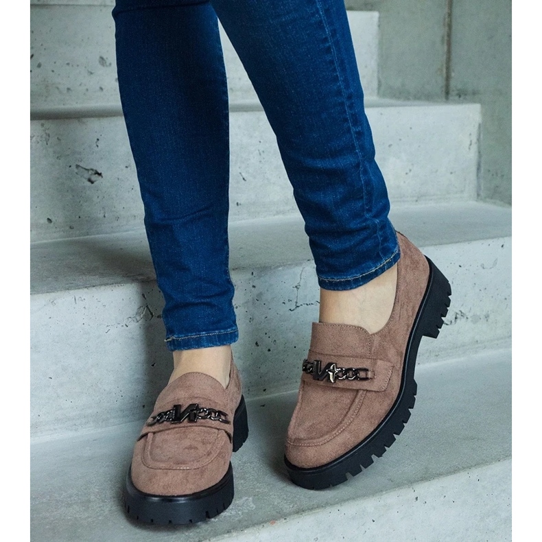 D/CEO Mocassini Vinceza in camoscio marrone